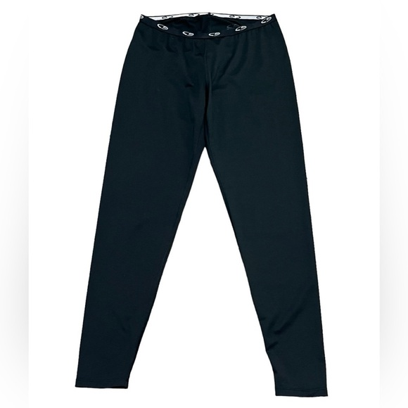 Champion Women’s Medium Black Thermal Long John Pants Base Layer Leggings Ski - Picture 2 of 8